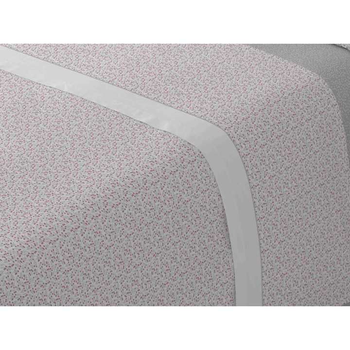 Jogo de lençóis cinza MB Livia | Lençóis fáceis de passar