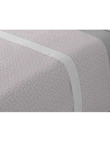 Jogo de lençóis cinza MB Livia | Lençóis fáceis de passar