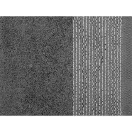 Toalha felpo algodão Noa cinza | Toalha 100% algodão económica 2