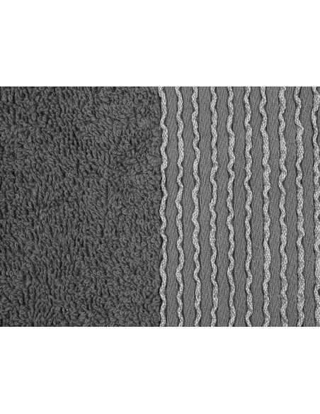 Toalla Rizo algodón Noa gris | Toalla algodón 100% Barata