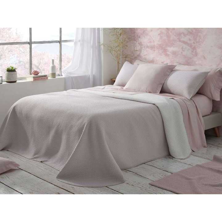 Colcha reversible Menorca nude | Colcha de Burrito Blanco