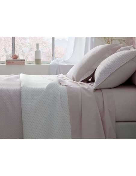 Colcha reversible Menorca nude | Colcha de Burrito Blanco