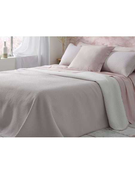Colcha reversible Menorca nude | Colcha de Burrito Blanco