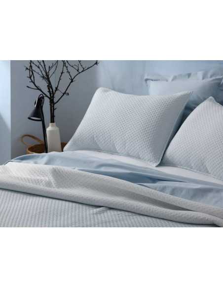 Colcha reversível Menorca azul | Colcha da Burrito Blanco