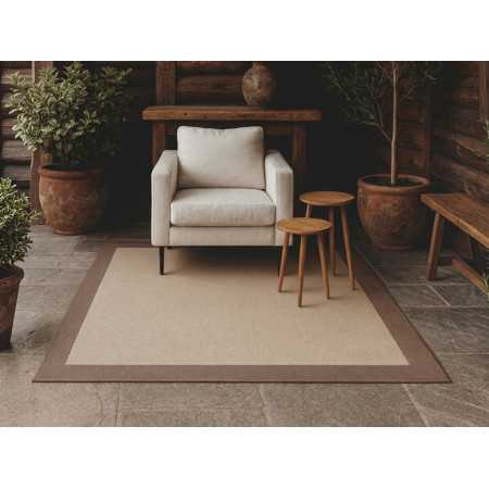 Alfombra vinilo Galder natural | Alfombra interior y exterior