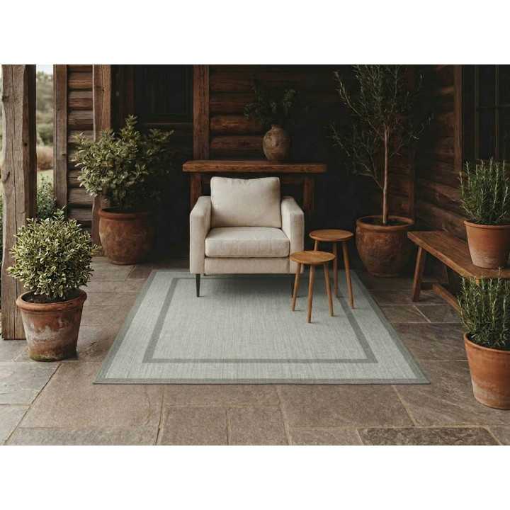 Tapete vinílico Sensal cinza | Tapete para interior e exterior