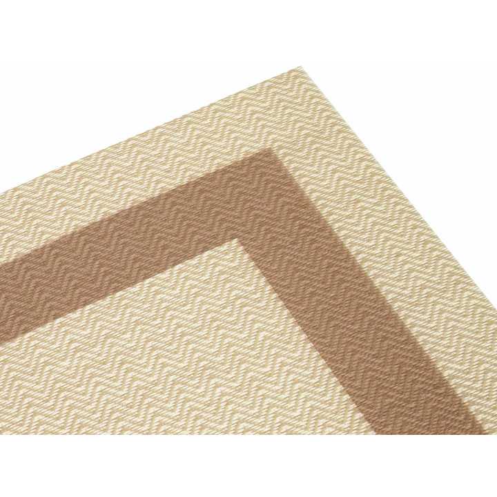 Alfombra vinilo Fiori beige | Alfombra interior y exterior