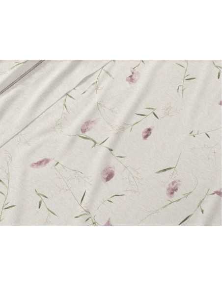 Juego de sábanas Burrito Blanco Linfa rosa | Juego cama 3 piezas