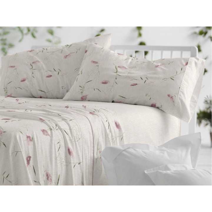 Juego de sábanas Burrito Blanco Linfa ocre | Juego cama 3 piezas