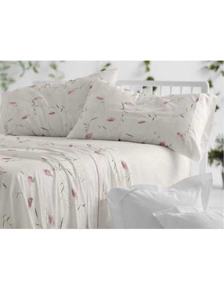 Juego de sábanas Burrito Blanco Linfa ocre | Juego cama 3 piezas