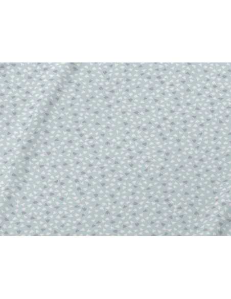 Juego de sábanas Burrito Blanco Prisma azul | Juego cama 3 piezas