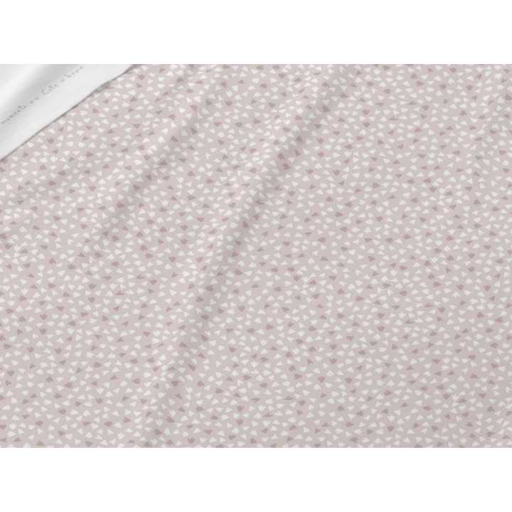 Juego de sábanas Burrito Blanco Prisma rosa | Juego cama 3 piezas