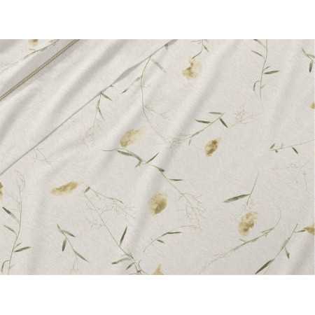 Juego de sábanas Burrito Blanco Linfa ocre | Juego cama 3 piezas 2