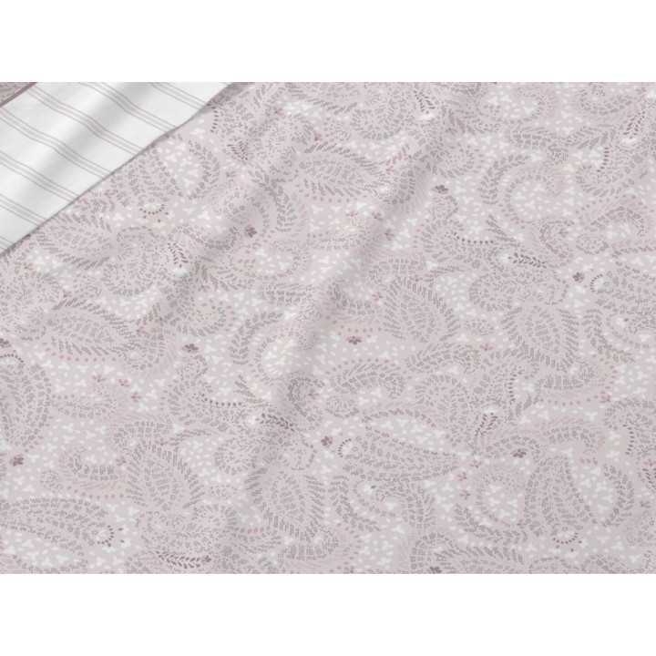 Juego de sábanas algodón Céfiro nude | Juego Burrito Blanco