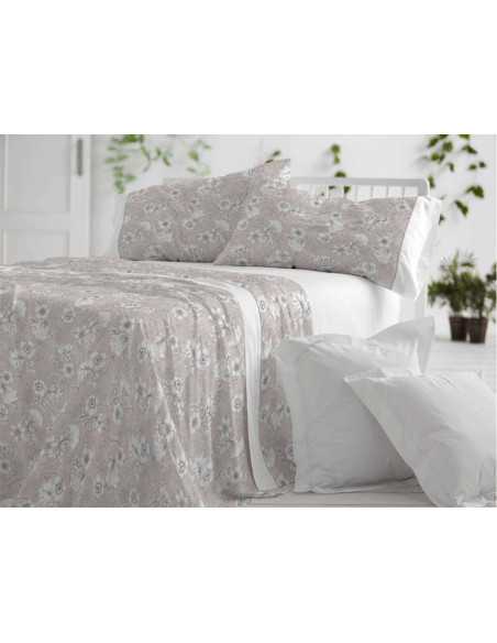 Juego de sábanas algodón Atmos nude | Juego Burrito Blanco