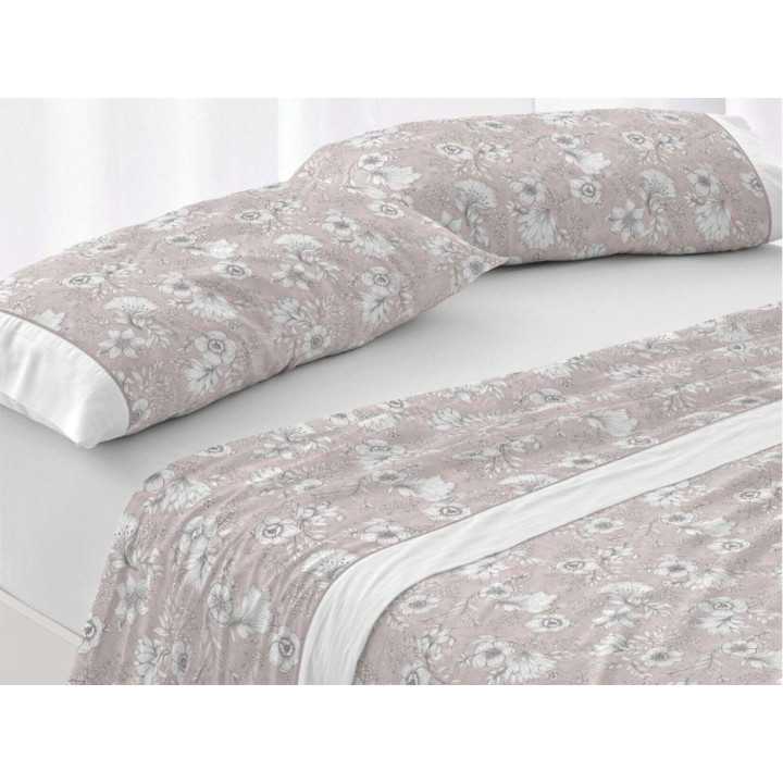 Juego de sábanas algodón Atmos nude | Juego Burrito Blanco