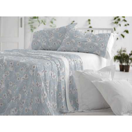 Jogo de lençóis algodão Atmos água | Jogo da Burrito Blanco