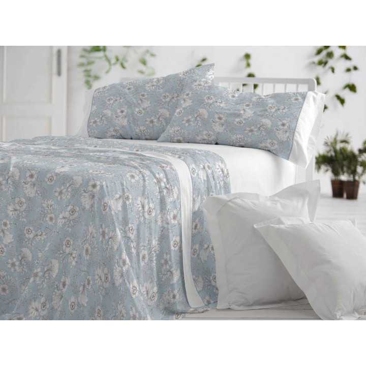 Jogo de lençóis algodão Atmos água | Jogo da Burrito Blanco