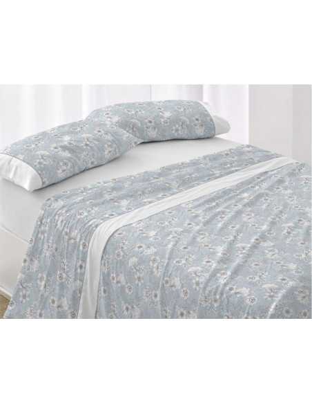 Jogo de lençóis algodão Atmos água | Jogo da Burrito Blanco