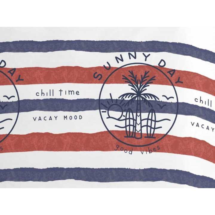 Funda nórdica Vibes azul Burrito Blanco | 50% algodón