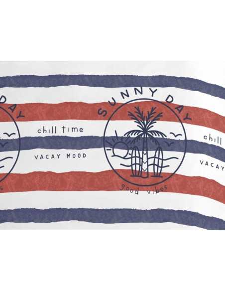 Funda nórdica Vibes azul Burrito Blanco | 50% algodón