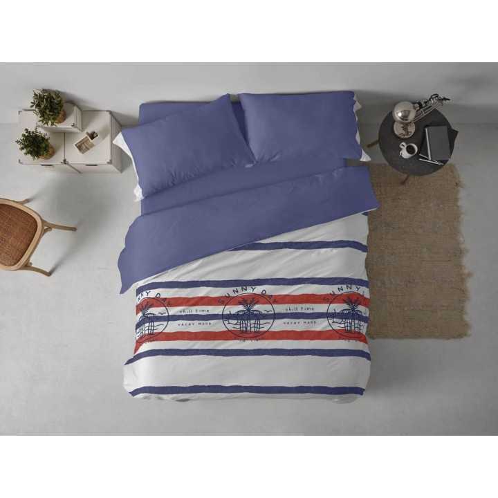 Edredão nórdico Vibes azul Burrito Blanco | 50% algodão