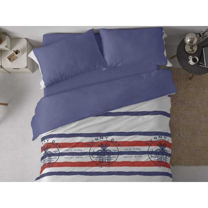 Edredão nórdico Vibes azul Burrito Blanco | 50% algodão