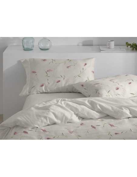 Edredão nórdico Linfa rosa da Burrito Blanco | Jogo de cama 3 p