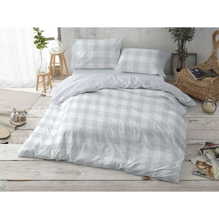 Edredão nórdico Nadir azul Burrito Blanco | 3 peças