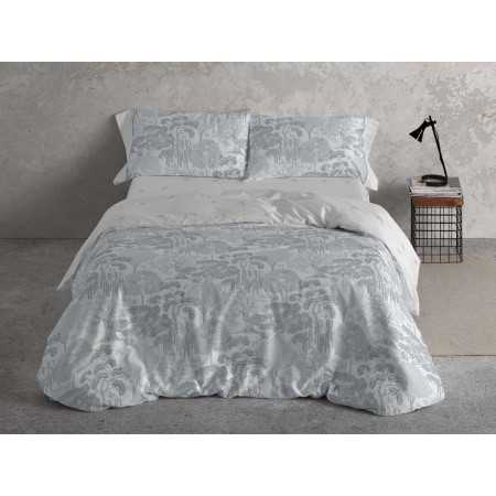 Funda nórdica Burrito Blanco Yugen azul | Juego 3 piezas