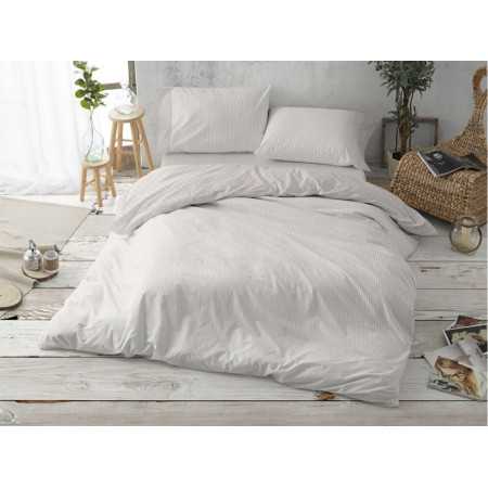 Capa de edredão de algodão reversível Aura | Burrito Blanco