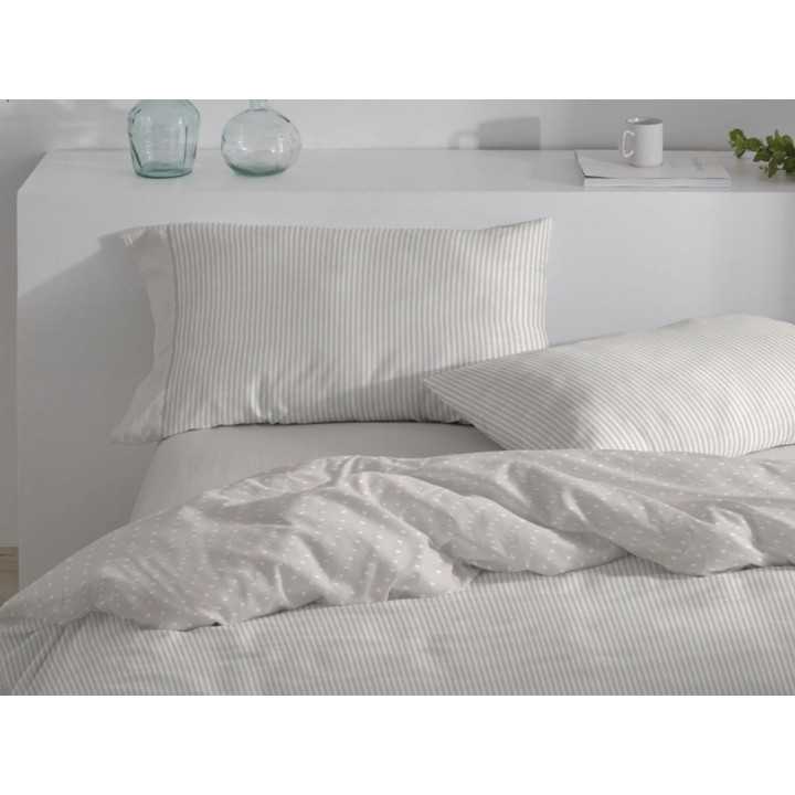Capa de edredão de algodão reversível Aura | Burrito Blanco