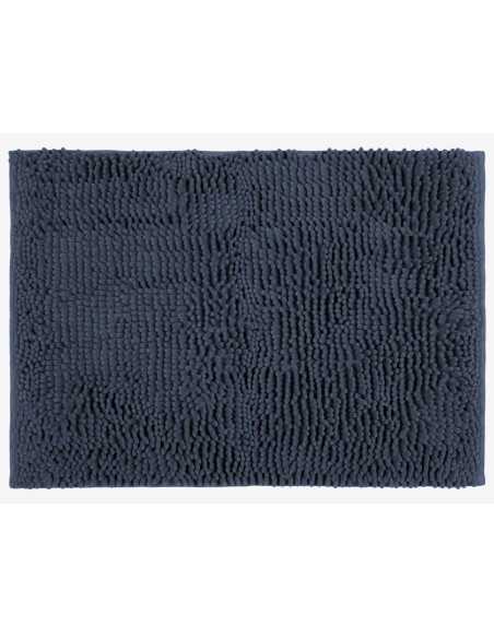 Alfombra baño Vanesa azul mineral | Alfombra suave y absorbente