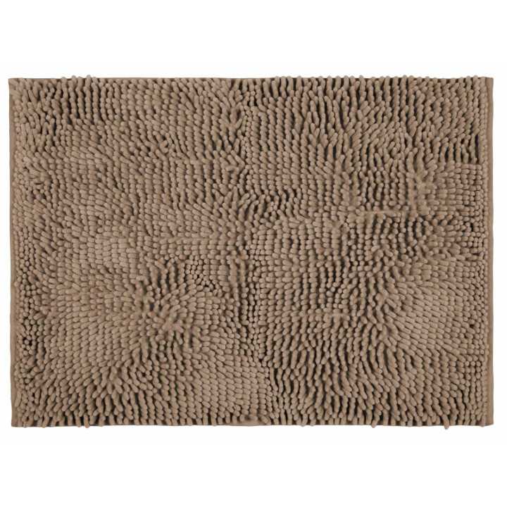 Tapete de banho Vanesa bege | Tapete suave e absorvente