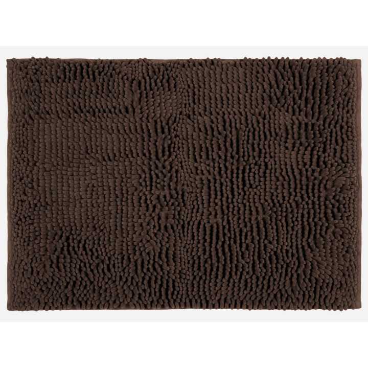 Tapete de banho Vanesa chocolate | Tapete suave e absorvente