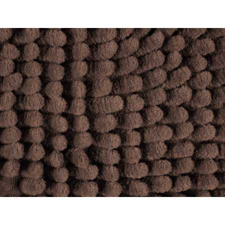 Alfombra baño Vanesa chocolate | Alfombra suave y absorbente 2