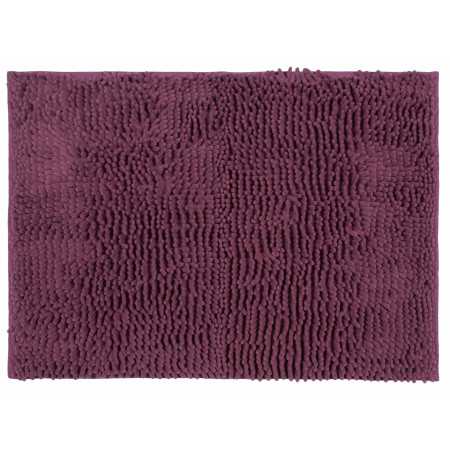 Alfombra baño Vanesa berenjena | Alfombra suave y absorbente
