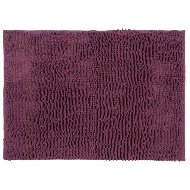 Alfombra baño Vanesa berenjena | Alfombra suave y absorbente