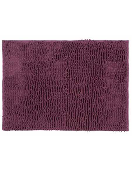 Alfombra baño Vanesa berenjena | Alfombra suave y absorbente