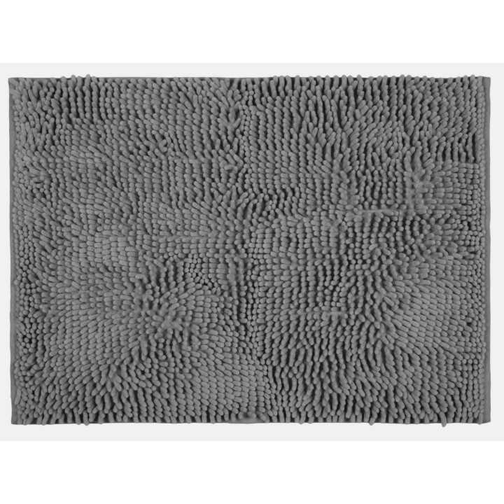 Alfombra baño Vanesa gris claro | Alfombra suave y absorbente