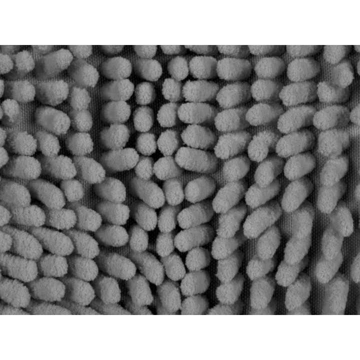 Alfombra baño Vanesa gris claro | Alfombra suave y absorbente