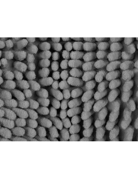 Alfombra baño Vanesa gris claro | Alfombra suave y absorbente