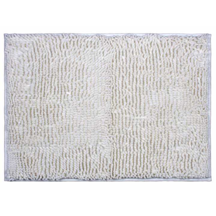 Tapete de banho Vanesa crua | Tapete suave e absorvente