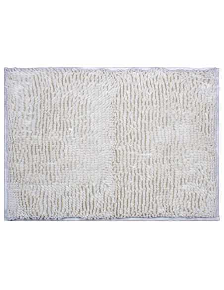 Tapete de banho Vanesa crua | Tapete suave e absorvente