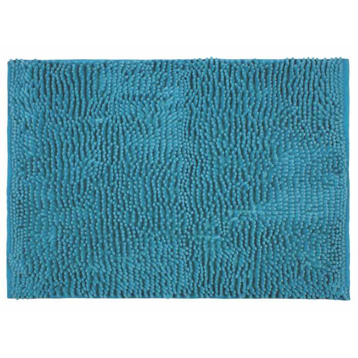 Tapete de banho Vanesa turquesa | Tapete suave e absorvente