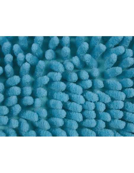 Tapete de banho Vanesa turquesa | Tapete suave e absorvente