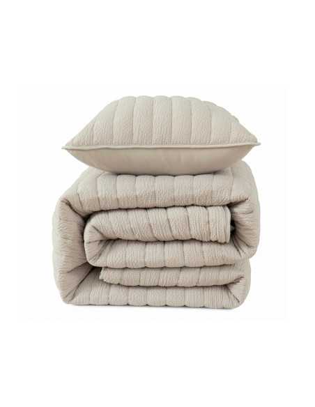 Colcha bouti Silken beige | Colcha primavera verano
