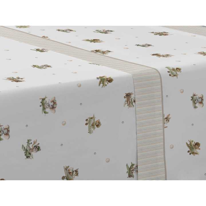 Jogo de lençóis infantis Dusty bege | Lençóis para crianças