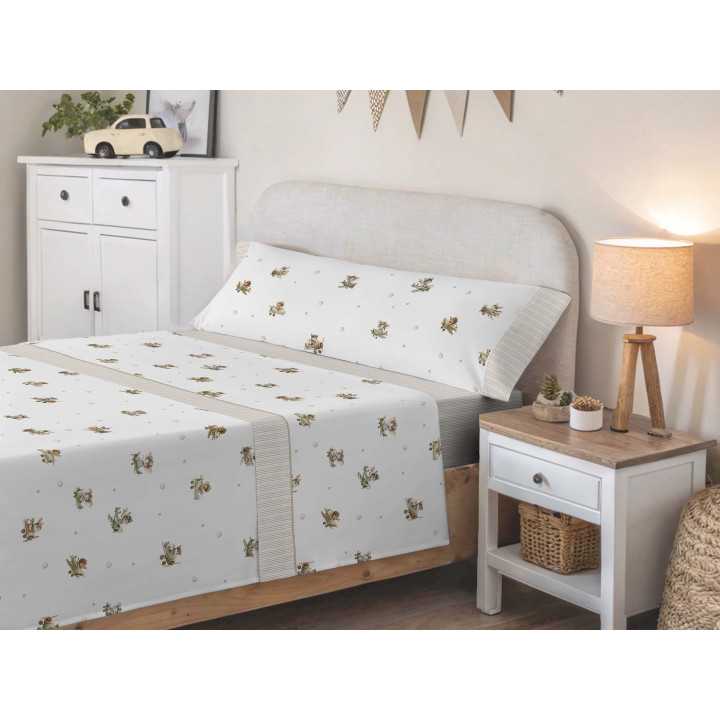 Juego de sábanas infantiles Dusty beige | Sábanas para niños