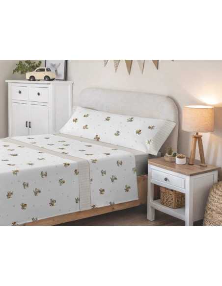 Juego de sábanas infantiles Dusty beige | Sábanas para niños